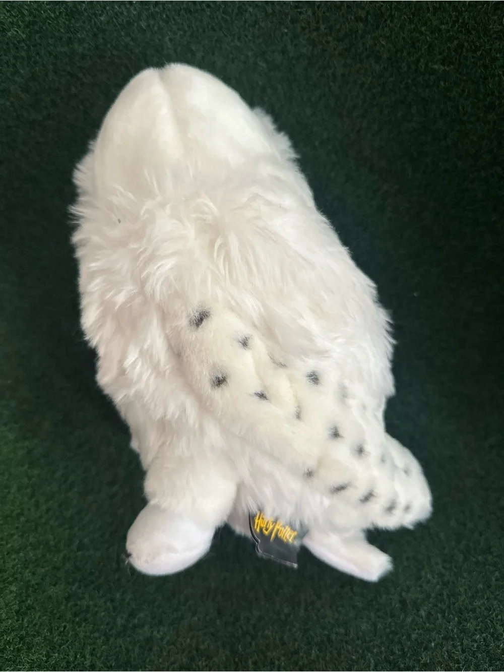 Warner Bros. White Spotted Plush Owl (Harry Potter Tag)